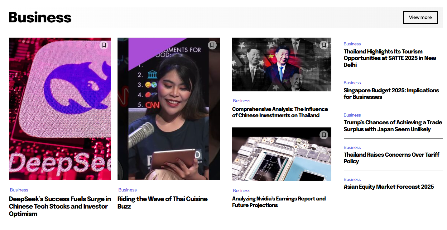 Screenshot from the siamnewsnetwork website